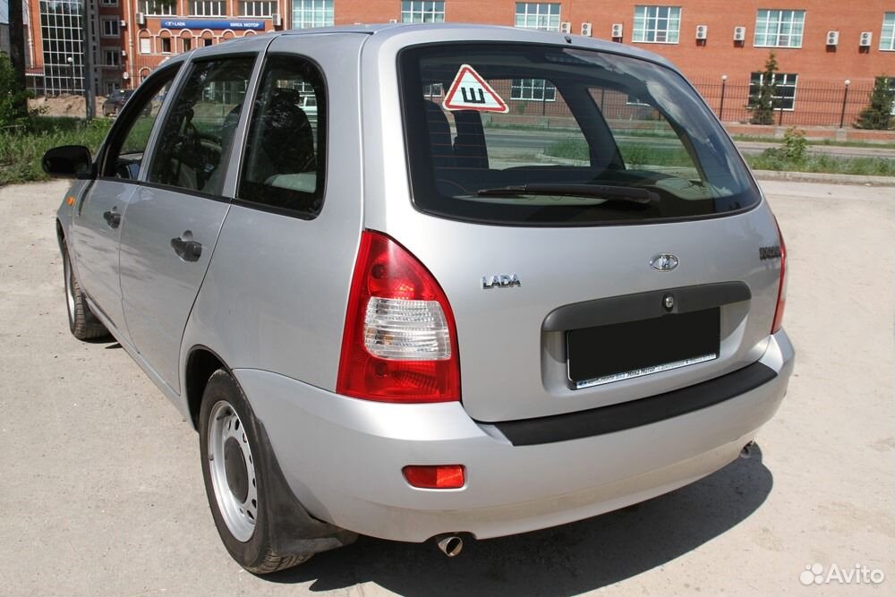 Пластиковая накладка на бампер Lada Kalina I (унив