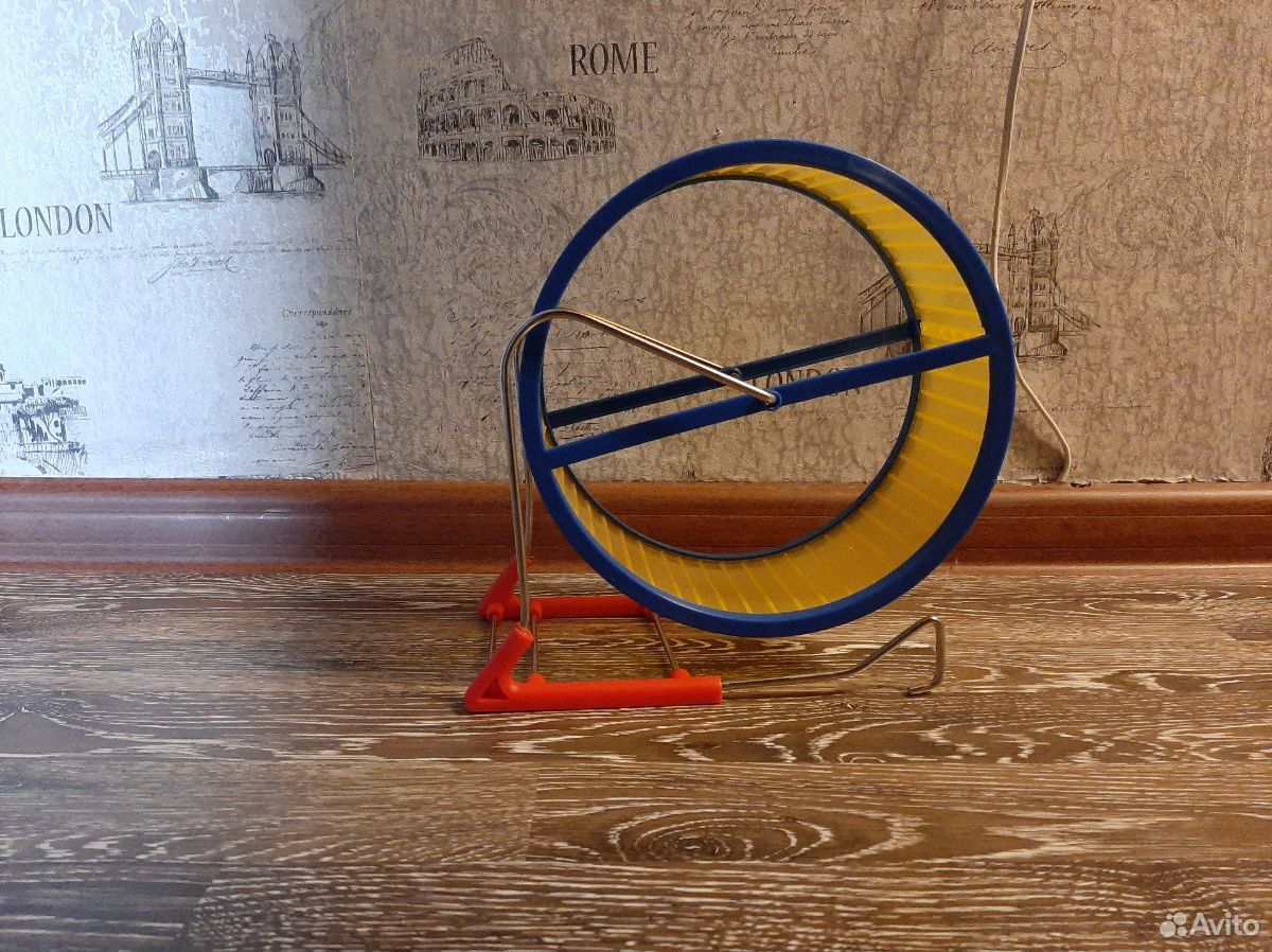 Беговое колесо для грызунов, диаметр 21 см купить на Зозу.ру - фотография № 2