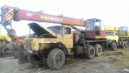 Автокраны 4шт Ивановец 14 т 14 м на базе Урала