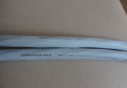 Продам кабель supra Rondo 4х4.0
