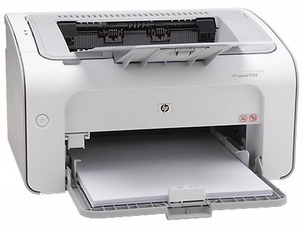 HP LaserJet Pro P1102 с новым картриджем