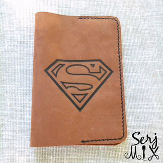 Обложка для паспорта superman