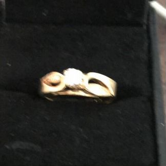 Золотое кольцо С бриллиантами СССР