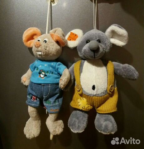 Новые мягкие игрушки Мышки, мишки