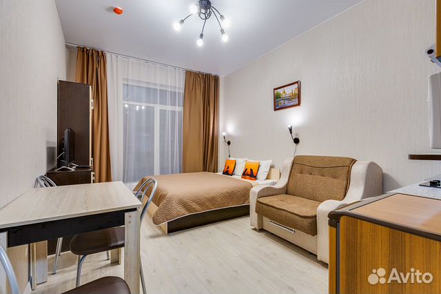 

Квартира-студия, 25 м², 2 кровати