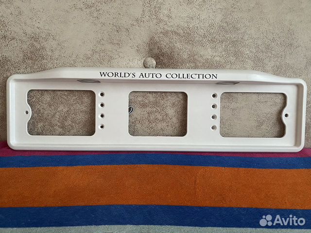 Автомобильная рамка под номер с подсветкой