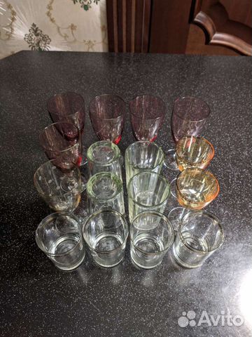 Бокалы стопки СССР