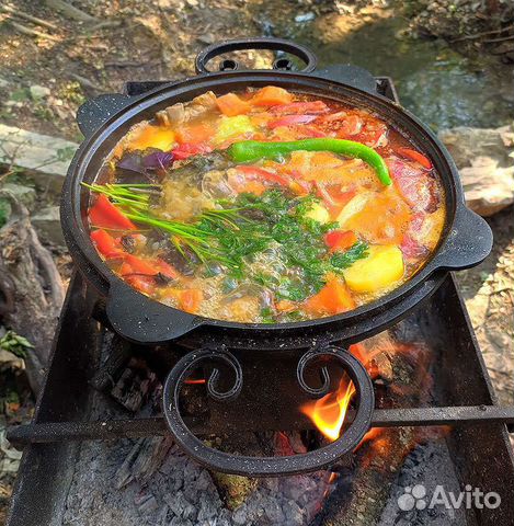 Казан чугунный 16 литров