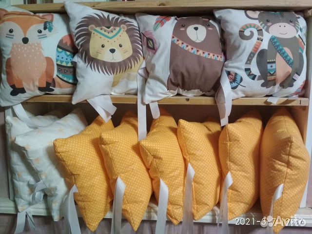 Бортики в кроватку