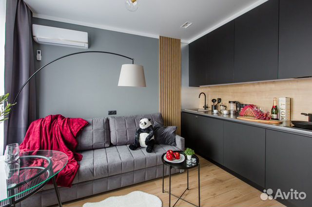 

Квартира-студия в апарт-отеле, 25 м², 1 кровать