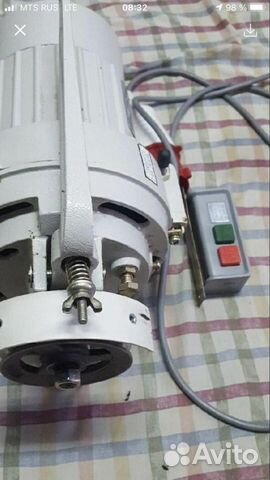 Электродвигатель к швейной машине со столом