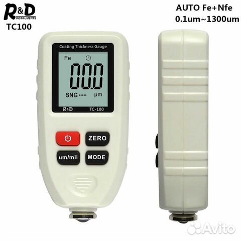 Толщиномер R&D TC-100, белый. Новый
