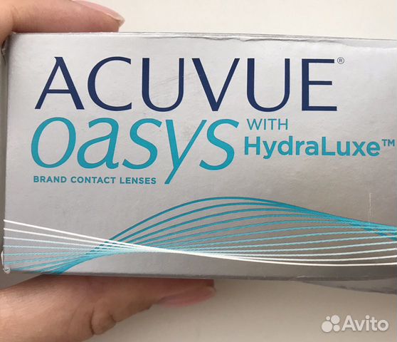 Линзы контактные однодневные/Acuvue oasys -6,50; 8