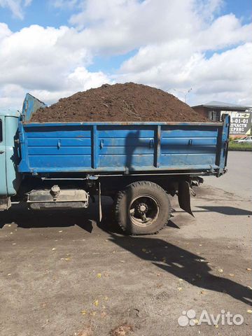 Навоз, перегной, опилки в мешках и машинами