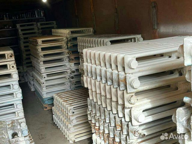 Батарея чугунная радиаторы много