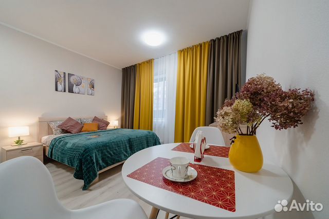

Квартира-студия, 25 м², 1 кровать