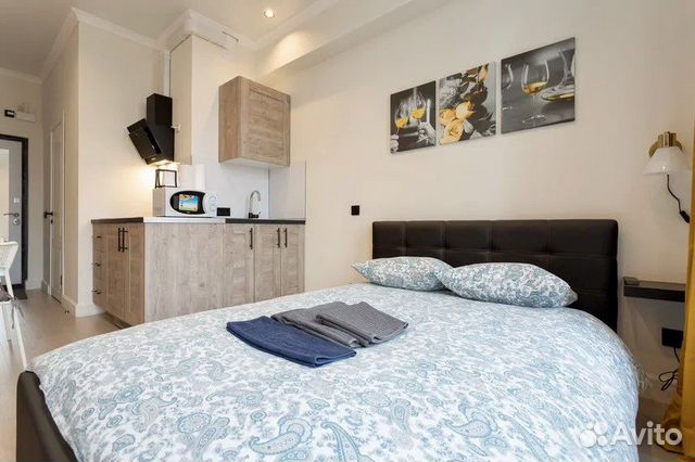 

Квартира-студия, 16,7 м², 1 кровать