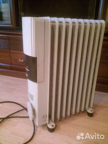 Масляный радиатор Omas 2.0 квт Италия с вентилятор