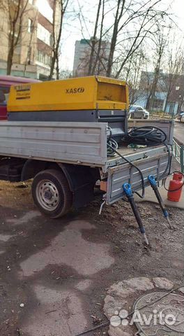 Аренда компрессора с отбойными молотками