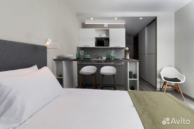 

Квартира-студия, 24 м², 1 кровать
