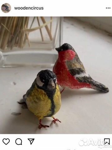 Ватные игрушки елочные