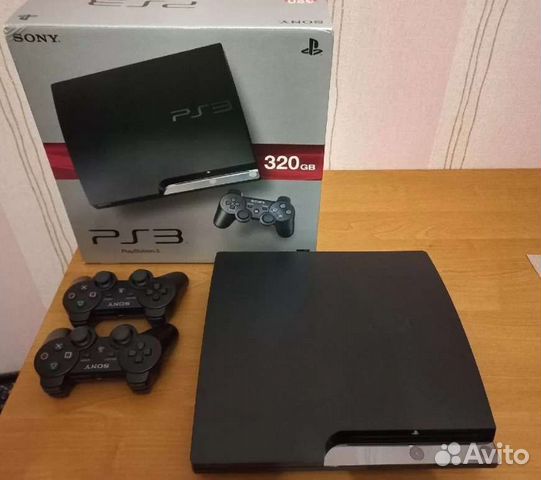 Sony PS3Slim 320 гб+ 60игр