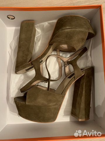 Босоножки на платформе блочный каблук