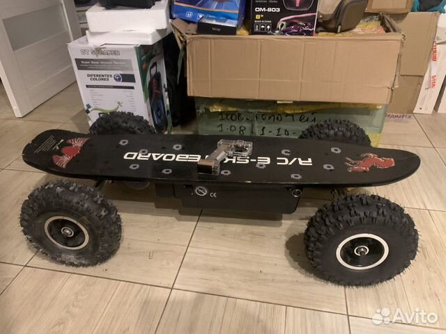 Электроскейт новый большой мощный на радиоуправлен