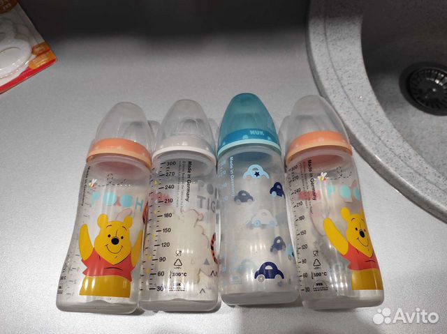 Бутылочки для кормления NUK пакетом более 10 штук
