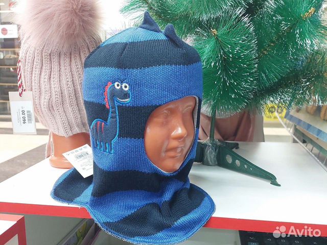 Шлем шапка для мальчика