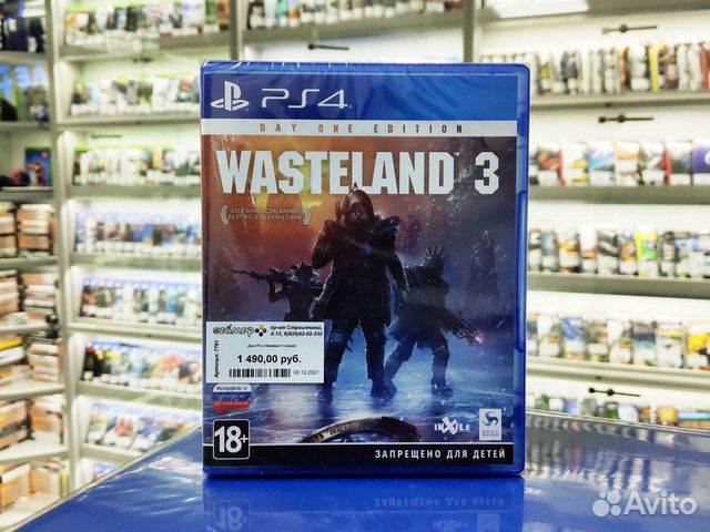 Игра на ps4 Wasteland 3