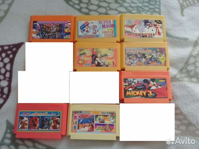 Картриджи Денди Dendy