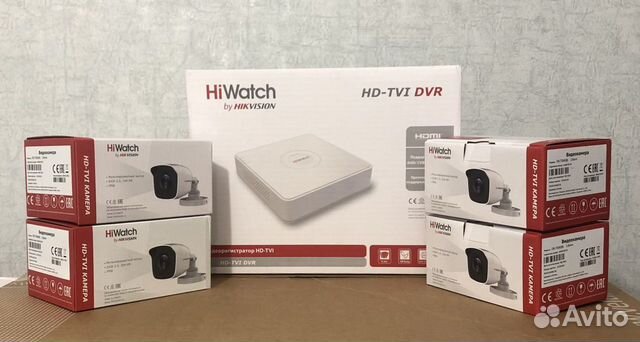 Комплект видеонаблюдения бюджетный вариант 4 камер