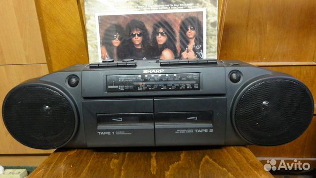 Двухкассетная магнитола sharp WQ - 280