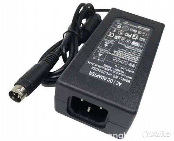 Блок питания сетевой адаптер зарядка 24v 2.5a 3pin