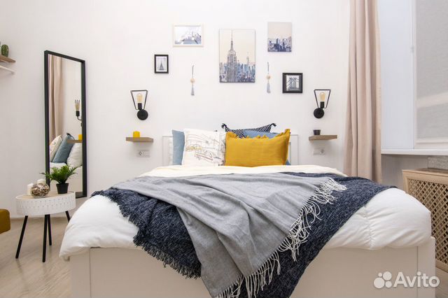 

Квартира-студия, 32 м², 2 кровати