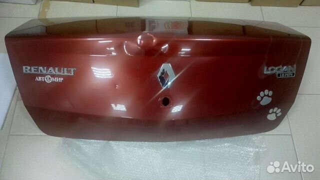 Renault Logan крышка багажника на Логан фаза 1