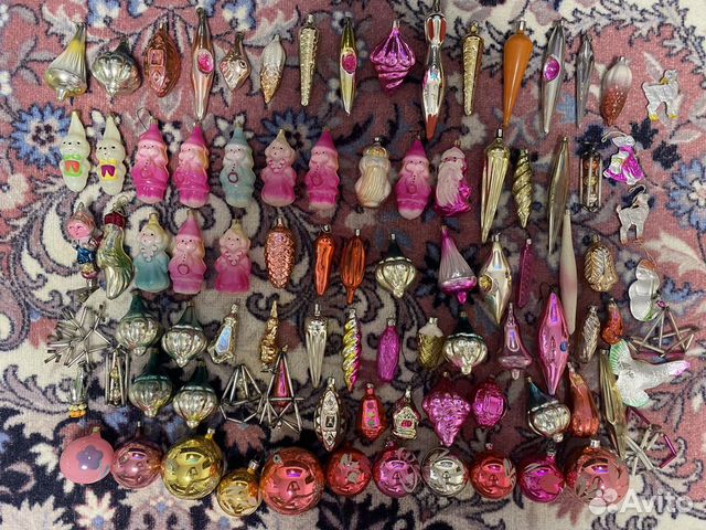 Новогодние игрушки СССР 70-х годов