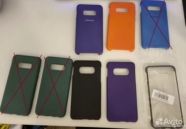 Чехлы Samsung Galaxy S10e силиконовые, прозрачный