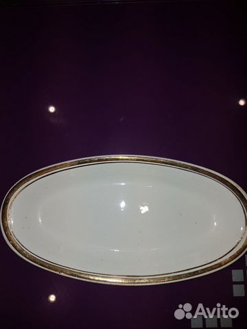 Фарфоровая селедочница зик СССР