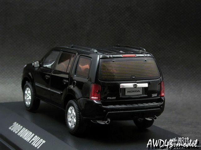 Honda Pilot 2009 black 1-43 Dealer Promo