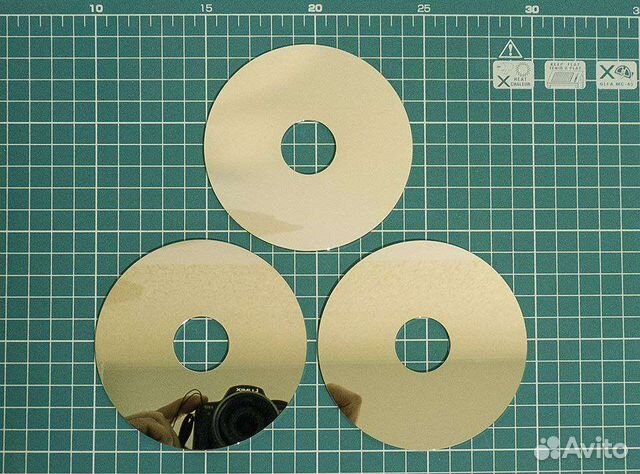 Зеркальные диски для декора