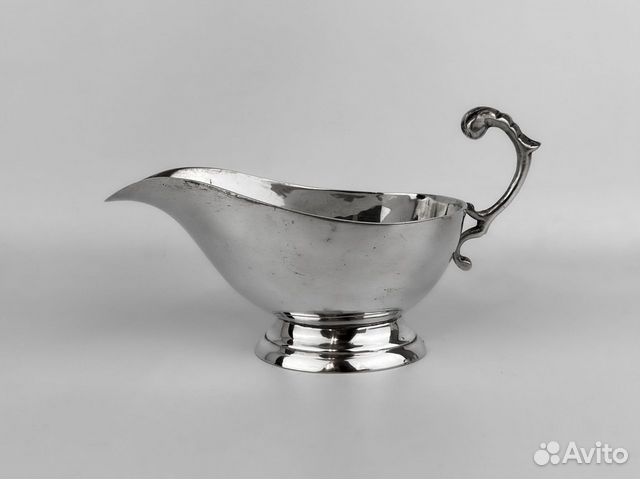 Соусник Flow. Англия, серебрение, 1890-1920 гг