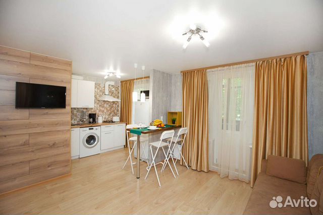 

Квартира-студия, 33 м², 2 кровати