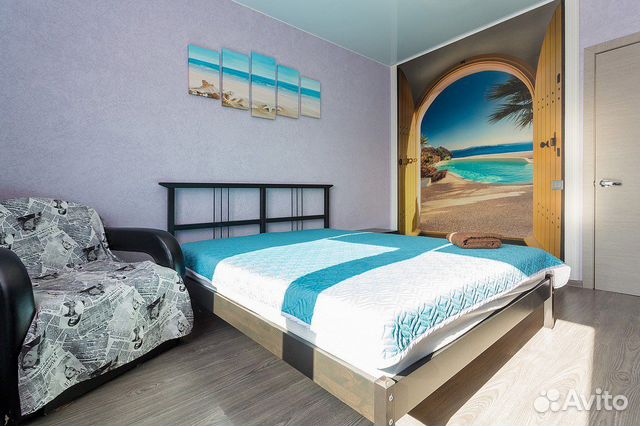 

1-к. квартира, 39 м², 3 кровати