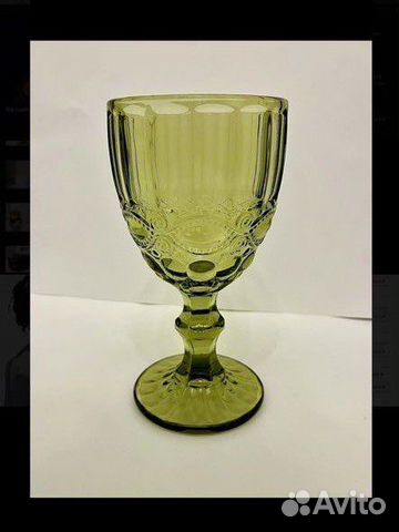 Бокал Кубок DS Vintage green 300 мл Зеленый