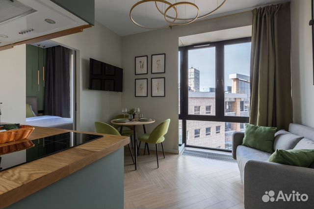 

1-к. квартира, 23 м², 2 кровати