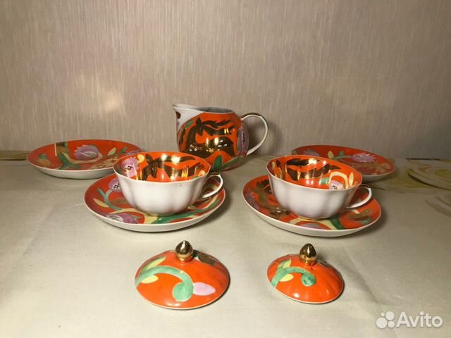 Сервиз Золотой олень Дулево остатки