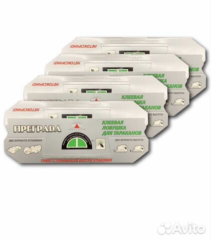 Ловушка для тараканов Преграда мини-домик 4шт