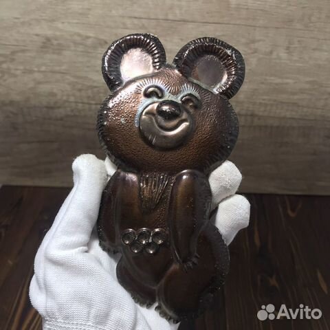 Советский Барельеф Олимпийский Мишка Фигура СССР